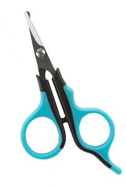 Nůžky na stříhání srsti na tlapkách a čumáku  9,5cm Tr