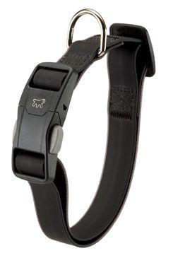 Obojek pryžový Evolution 25/70cm černý Fp