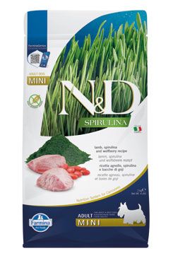 N&d Spirulina Dog Adult Mini Lamb & Wolfberry 2kg