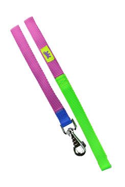 Vodítko nylon club G 20mmx120cm fialovo-zelené FP