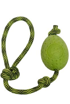 Hračka pes Egg Maxi plovoucí z TPR zelená Kiwi