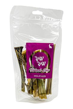 Raw Raw pochoutka natural chew králičí kůže 100g