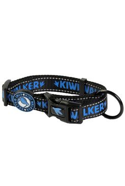 Obojek nylon 52-65cm/3cm modrá Kiwi