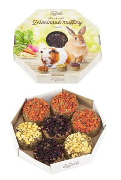 Pochoutka bezobilné zeleninové senné Muffiny Limara 350g