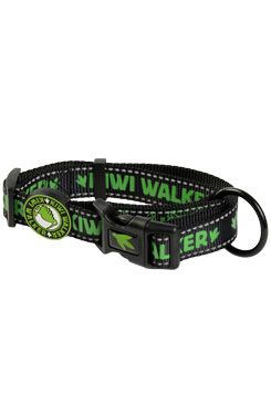 Obojek nylon 32-45cm/2cm zelená Kiwi
