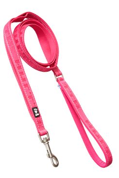 Vodítko Hurtta Casual Reflective Eco rubínové 180cmx20mm