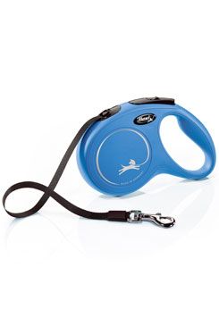 Vodítko Flexi Classic M pásek 5m/25kg modrá new