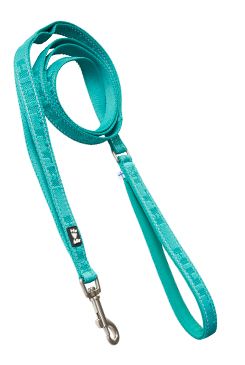 Vodítko Hurtta Casual Reflective Eco paví zeleň 180cmx20mm