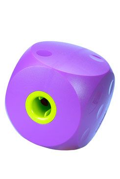 Hračka pes Buster Food Cube fialová 12cm L