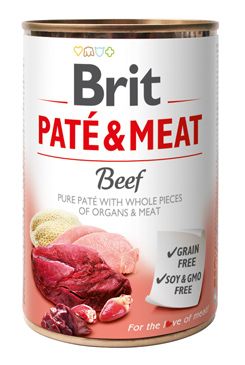 Brit Dog Konzerva Paté & Meat Beef 400g