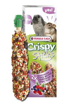 VL Crispy sticks pro králíky činčily lesní ovoce 110g
