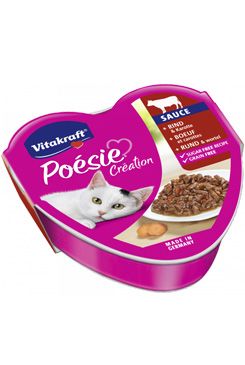 Vitakraft Cat Poésie konzerva šťáva hovězí mrkev 85g