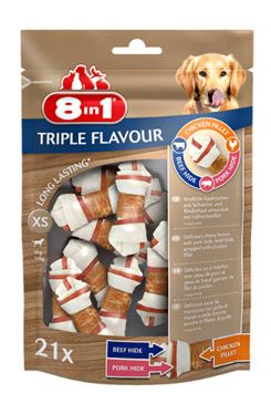 Pochoutka 8in1 triple flavour XS (21ks)