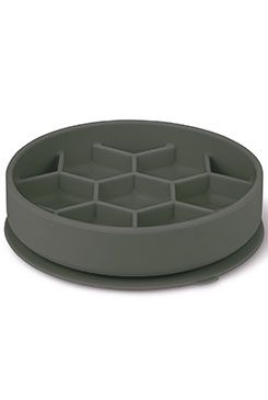 Miska Slow Feeder silicone šedá M Zolux