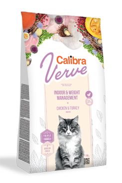 Calibra Cat Verve Gf Indoor&weight Chicken  750g