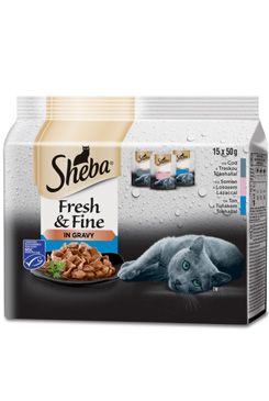 Sheba kapsa rybí výběr 15x50g