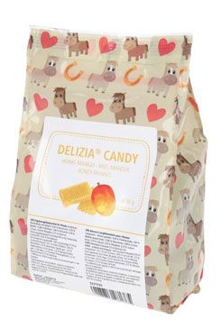 Pochoutka pro koně Delizia Candy, med-mango 600g