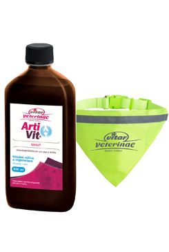 Vitar Veterinae Artivit sirup 500ml reflexní šátek