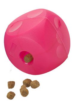 Hračka pes Buster Soft Cube purpurová 12cm