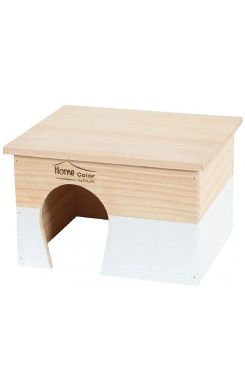 Domek pro hlodavce Home color L bílý Zolux