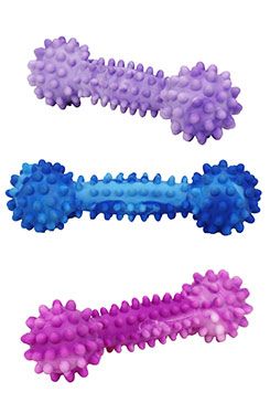 Hračka pes činka s bodlinami plovací vanilková 12cm SP