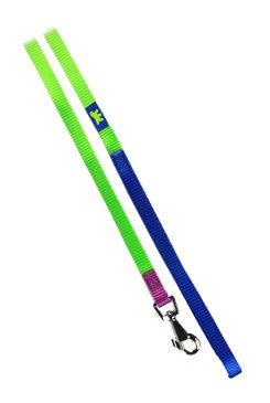 Vodítko Nylon Club G 120cmx10mm zeleno-modré
