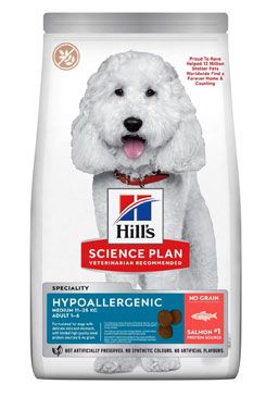 Hill S Science Plan Hypoallerg Adult Medium Salmon pro psy 2,5kg