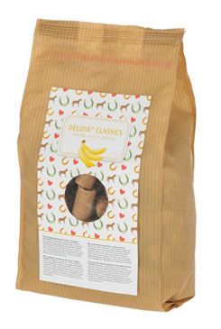 Pochoutka pro koně Delizia banán 1kg
