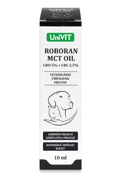 Roboran MCT olej CBD 5% CBG 2,5% 10ml