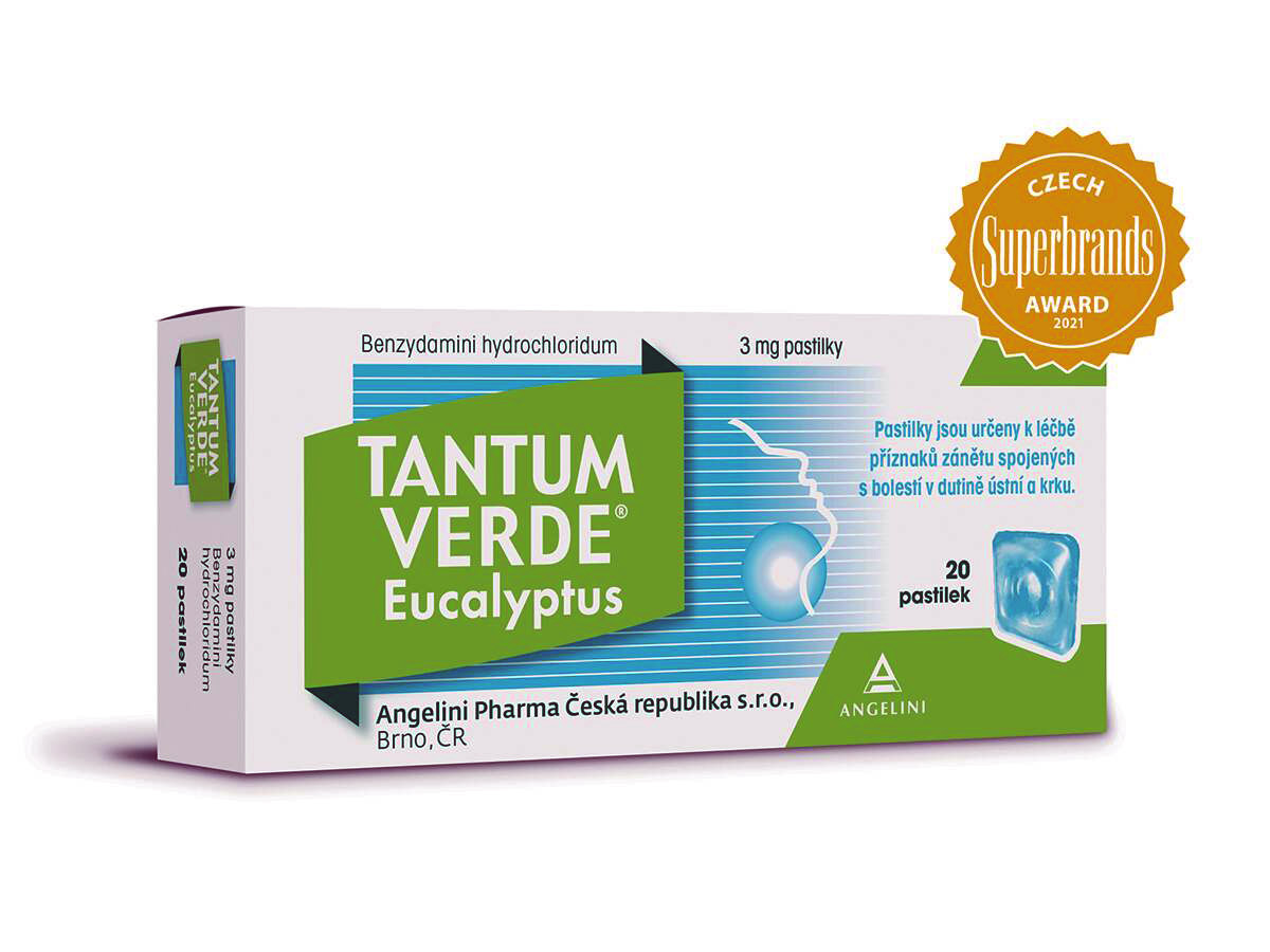 Tantum Verde Eucalyptus 3mg 20 pastilek