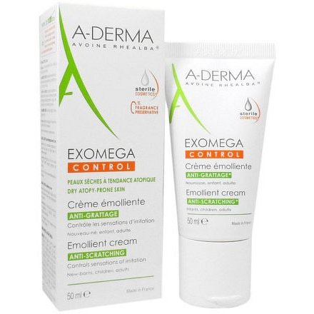 A-derma Exomega Control Emolienční Krém 50ml
