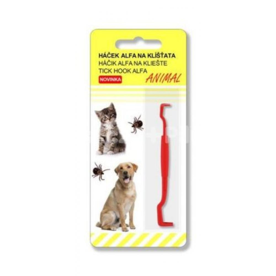 Alfa háček na klíšťata 1ks
