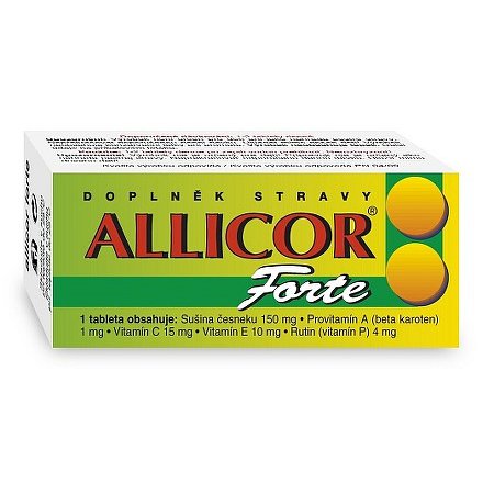 Naturvita Allicor Forte česnek+c+e+p+beta Tbl.60