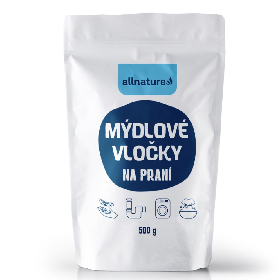Allnature Mýdlové vločky na praní 500 g