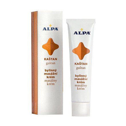 Alpa Bylinný Masážní Krém Kaštan 40ml