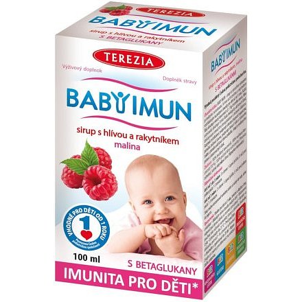 Baby Imun Sirup S Hlívou A Rakytníkem Malina 100ml