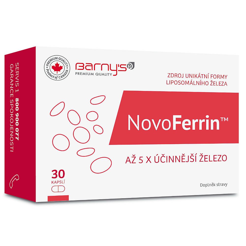 Barnys Novoferrin Cps.30