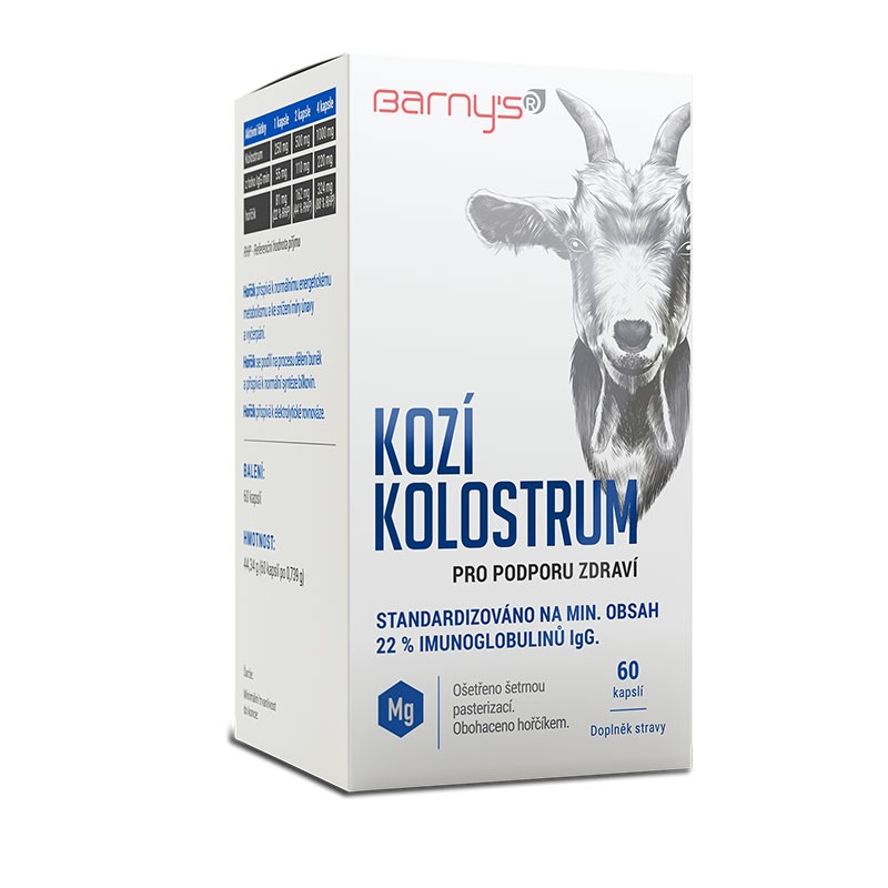 Barnys Kozí Kolostrum Cps.60