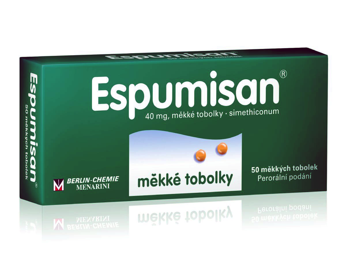 Espumisan 40mg 50 měkkých tobolek