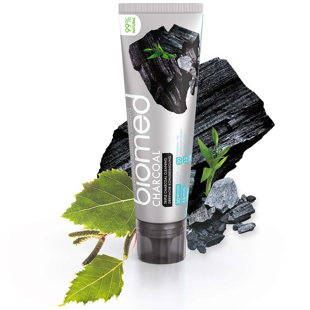Biomed Charcoal Zubní Pasta Bio 100g