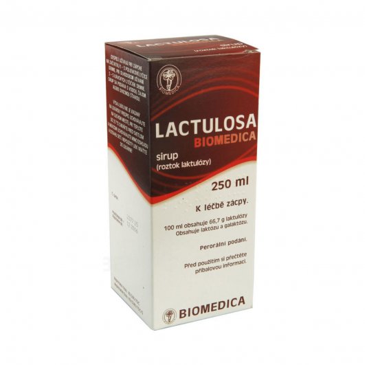 Lactulosa Biomedica 667mg/ml sirup 250ml