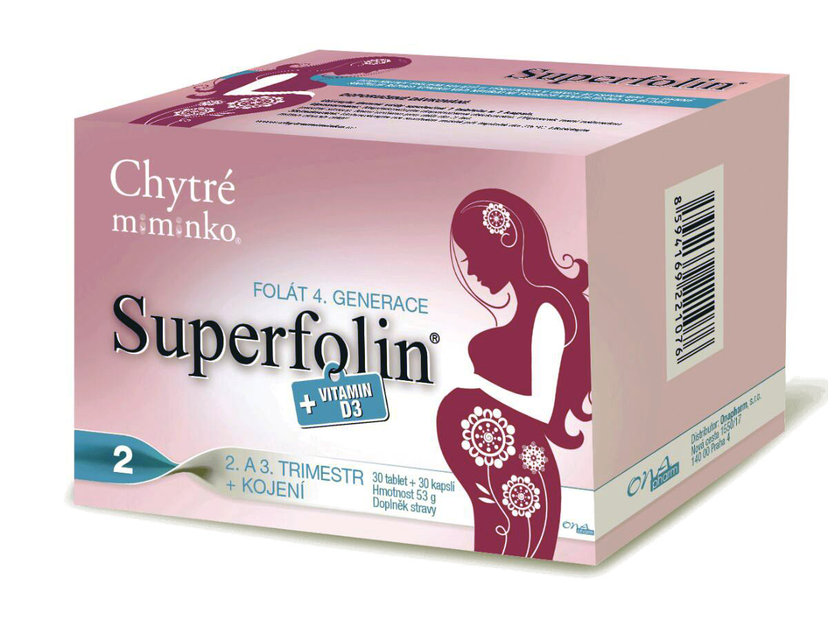 Chytré Miminko Superfolin 2 Mama Tbl.30+cps.30