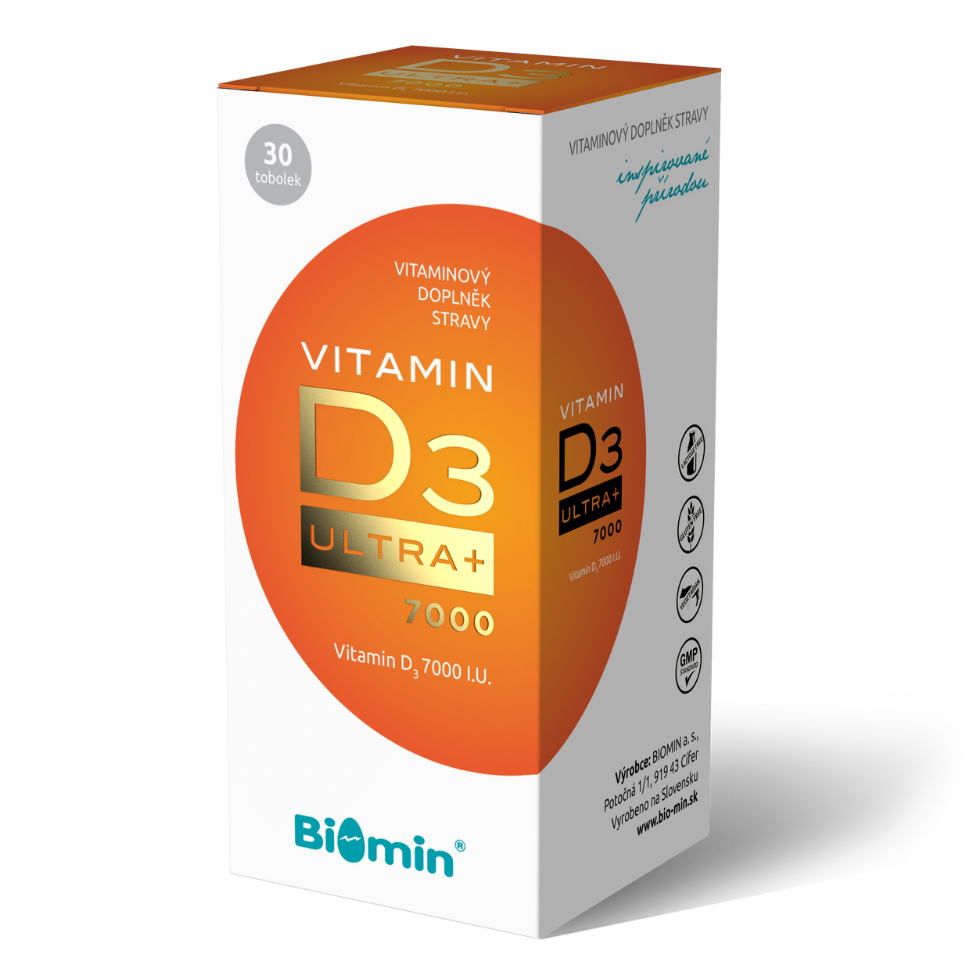 Biomin Vitamin D3 Ultra+ 7000 I.U. 30 tobolek