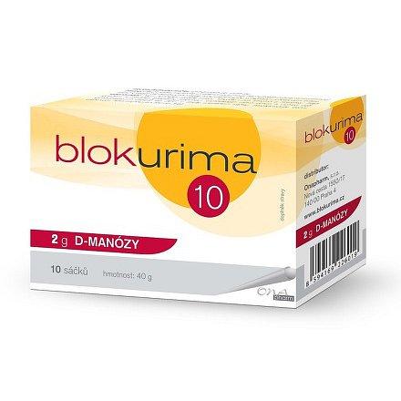 Blokurima 2g D-manózy Sáčky 10x4g