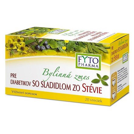Byl.směs Pro Diabet.se Slad.stevie 20x1.5g Fytoph.