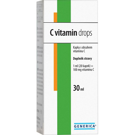 C Vitamin Drops 30ml Generica