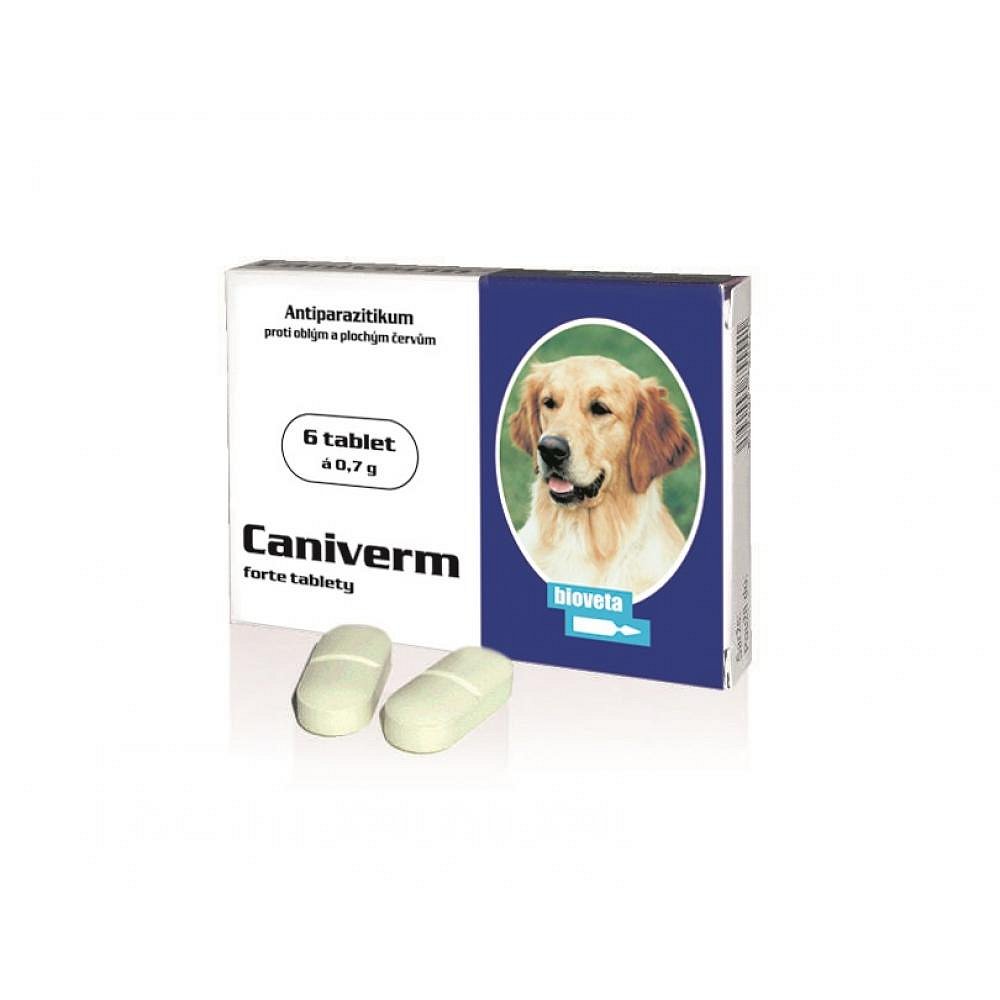 Caniverm forte 0,7g 6 tablet