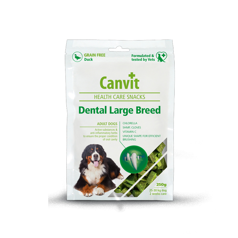 Canvit Snacks Dental Large breed pro psy 250g