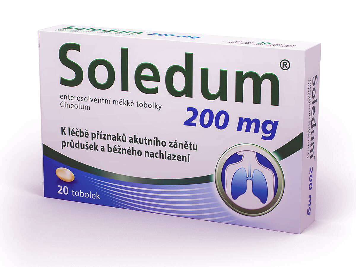 Soledum 200mg 20 měkkých tobolek