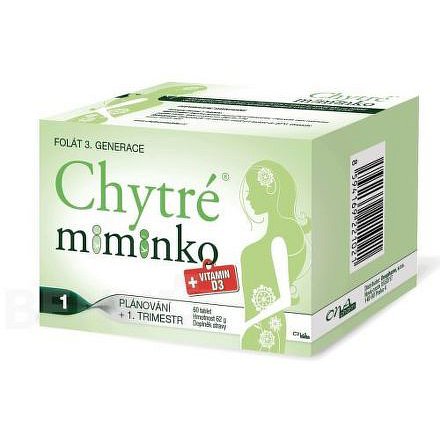 Chytré Miminko Methylfolát 1 Tbl.60